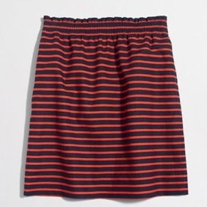 J Crew Factory Striped Skirt
